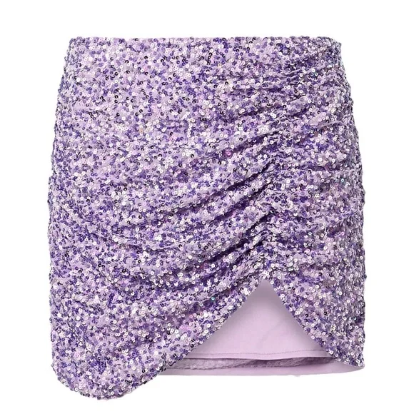 RetrofeteNWT Celestia Skirt in Lilac Purple Size Large